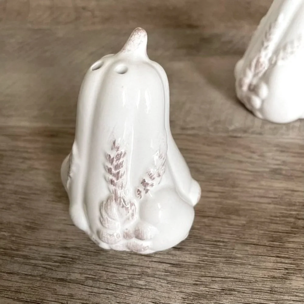 🌺 Bianca American Atelier Ceramic Bird Salt & Pepper Shakers NEW